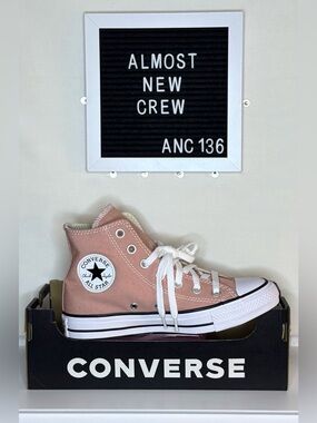NIB Converse Chuck Taylor All Star High Top Sneakers Canyon Clay Pink Size 6.5